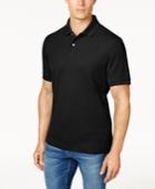 Club Room Classic-fit Solid Performance Upf 50+ Polo, Created For Macy's