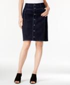 Style & Co Button-front Pencil Skirt, Only At Macy's