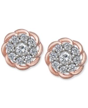Diamond Floral Cluster Stud Earrings (1/4 Ct. T.w.)