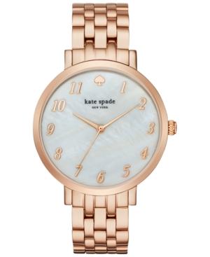 Kate Spade New York Women's Monterey Rose Gold-tone Stainless Steel Bracelet Watch 38mm 1yru0850