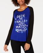 Rebellious One Juniors' Holiday Graphic Top
