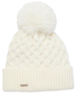 Calvin Klein Honeycomb Cable-knit Beanie