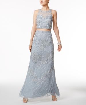 Adrianna Papell 2-pc. Beaded Gown