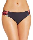 Kenneth Cole Printed Side-tab Bikini Bottoms Women's Swimsuit