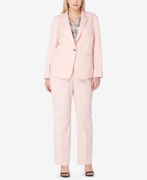Tahari Asl Plus Size Cindy One-button Blazer
