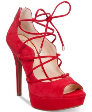 Jessica Simpson Baylinn Ankle Lace-up Platform Pumps Women's Shoes