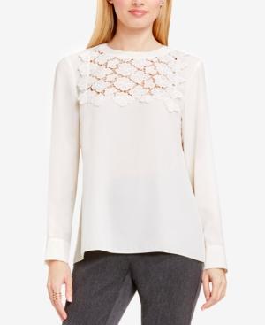 Vince Camuto Lace-yoke Blouse