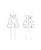 Fame And Partners Empire-waist Mini Dress