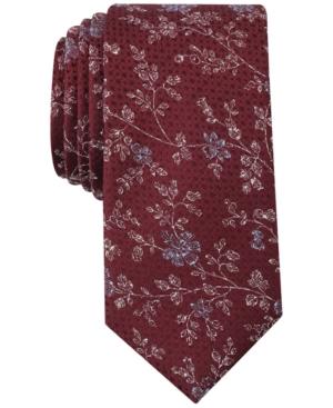 Bar Iii Men's Takoma Floral Skinny Tie, Only At Macy's