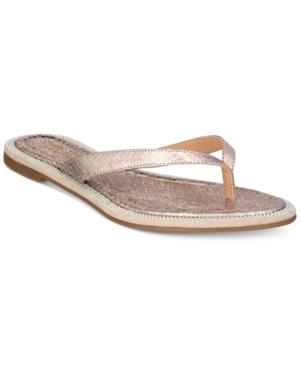 Thalia Sodi Beda Embellished Flat Flip Flop Sandals, Only At Macy's Women's Shoes