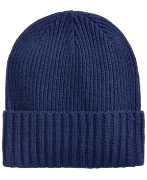 Club Room Men's Solid Cuff Hat, Created For Macy's