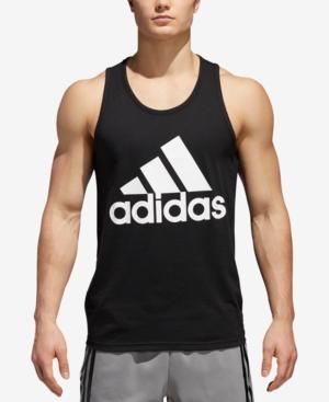 Adidas Men's Bos Heathered Logo Tank
