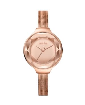 Rumbatime Orchard Gem Mesh Rose Gold Women's Watch