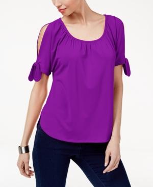 Inc International Concepts Cold-shoulder T-shirt, Only At Macy's