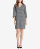 Karen Kane Split-neck Shift Dress