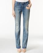 Vintage America Boho Straight-leg Aegean-tin Wash Jeans