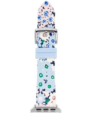 Kate Spade New York Women's Multicolored Floral Silicone Apple Watch Strap