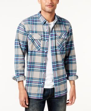 Lrg Men's Unlawful Plaid Flannel Shirt