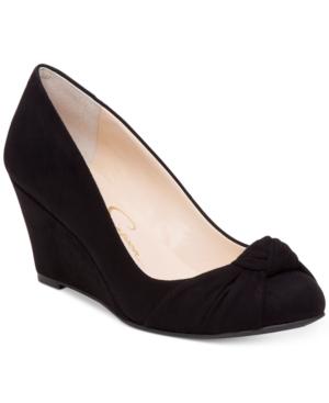 Jessica Simpson Siennah Knotted Wedge Pumps Women's Shoes