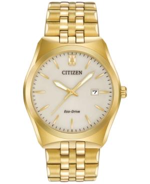 Citizen Men's Eco-drive Gold-tone Stainless Steel Bracelet Watch 40mm Bm7332-53p