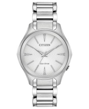 Citizen Eco-drive Women's Silhouette Stainless Steel Bracelet Watch 35mm