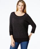 Charter Club Lurex Stripe Sweater, Only At Macy's