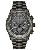 Citizen Eco-drive Men's Chronograph Nighthawk Gray Stainless Steel Bracelet Watch 43mm