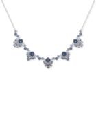 Givenchy Multi-cluster Crystal Collar Necklace