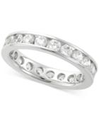 Diamond Channel Set Eternity Band (2 Ct. T.w.) In 14k White Gold