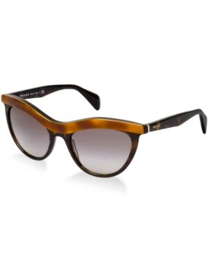 Prada Sunglasses, Prada Pr 17os 2au3o1 Havana/green