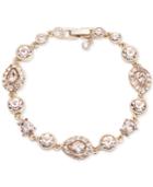Givenchy Gold-tone Pear And Round Crystal And Pave Bracelet