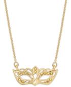 Kate Spade New York Dress The Part Gold-tone Masquerade Necklace