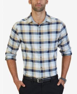 Nautica Men's Classic Fit Large Check Shirt