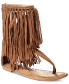 Not Rated Namaste Fringe Sandals Women's Shoes