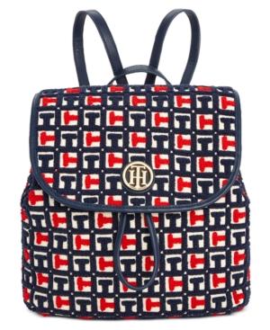 Tommy Hilfiger Th Terry Signature Small Flap Backpack