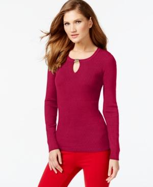 Inc International Concepts Keyhole Sweater, Only At Macy's