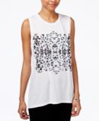 Rachel Rachel Roy Graphic Muscle T-shirt, Created For Macy's