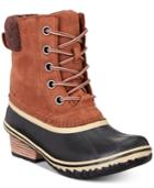 Sorel Women's Slimpack Lace Ii Waterproof Boots Women's Shoes