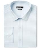 Bar Iii Slim-fit Light Blue Twill Gingham Dress Shirt, Only At Macy's