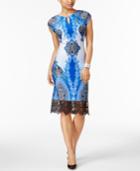 Eci Lace-trim Sheath Dress