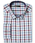 Bar Iii Slim-fit Maritime Multi-check Dress Shirt, Only At Macy's