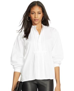 Polo Ralph Lauren Pleated-front Poplin Shirt