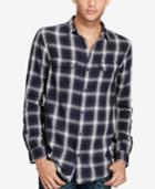 Denim & Supply Ralph Lauren Men's Plaid Cotton Twill Sport Shirt