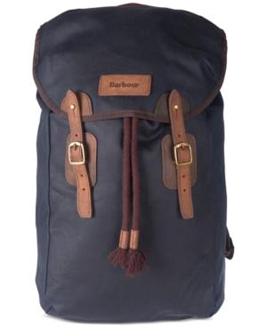 Barbour Men's Waxed Leather-trim Backpack