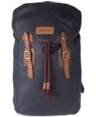 Barbour Men's Waxed Leather-trim Backpack