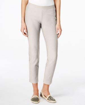 Eileen Fisher System Washable Crepe Slim-leg Ankle Pants