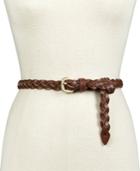 Inc International Concepts Triple Woven Braid Skinny Belt, Only At Macy's