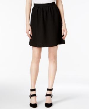 Kensie Textured A-line Skirt