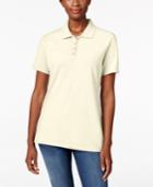 Karen Scott Short-sleeve Polo Top, Created For Macy's