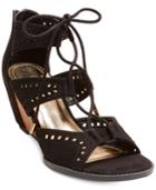 Madden Girl Rally Perforated Wedge Sandals Women's Shoes